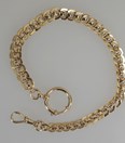 Antieke gouden horlogeketting