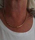 Gouden vintage collier