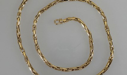 Gouden vintage collier